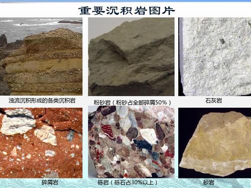 無憂文檔 所有分類 自然科學 數學 巖石及土的分類ppt 重要沉積巖圖片
