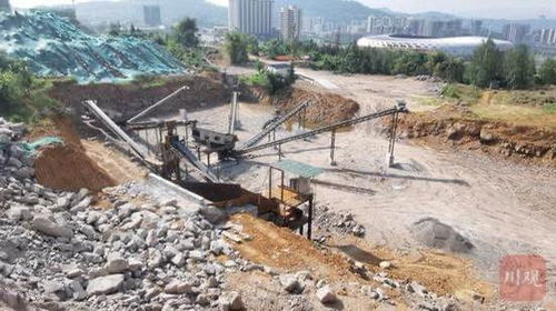 未經環評,砂石加工廠竟藏身在建樓盤內 職能部門立案查處